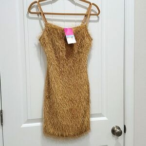 ✨️Be different gold shimmer dress✨️Nwt, size small